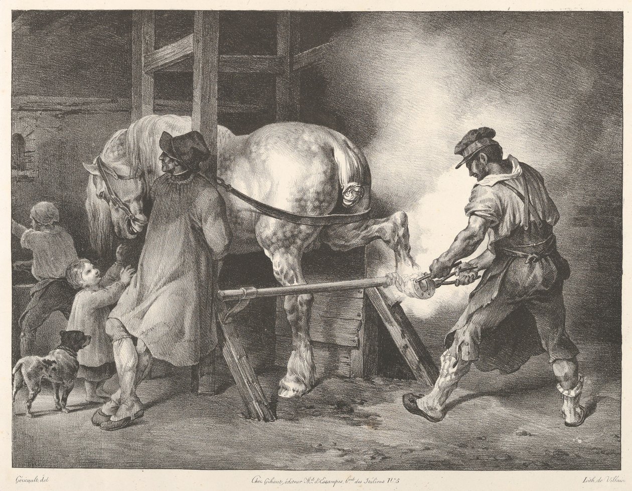 De Vlaamse hoefsmid door Theodore Gericault