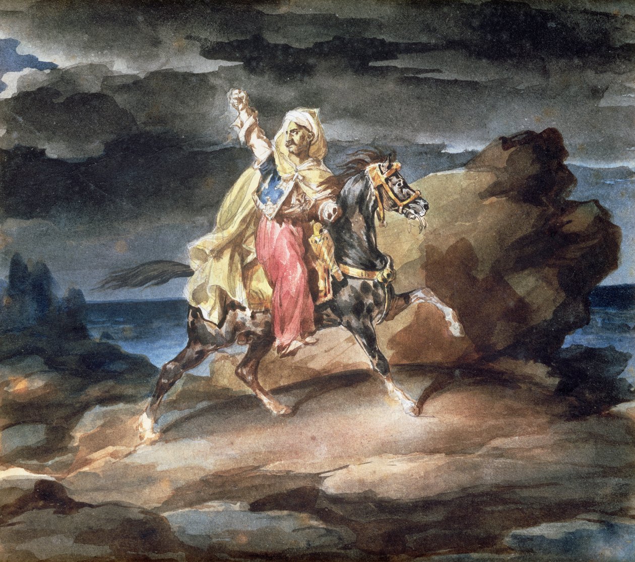 De Giaour, ca. 1822-23 door Theodore Gericault