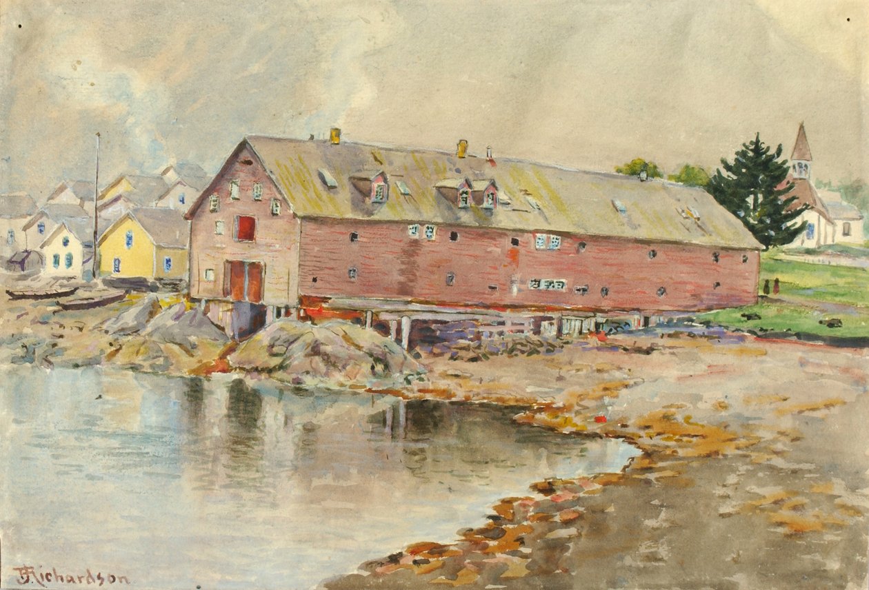 Het oude pakhuis, Sitka, ca. 1880-1914 door Theodore J. Richardson