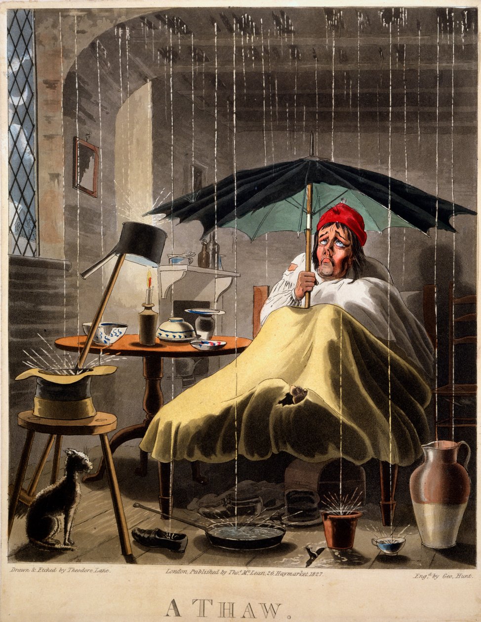 Een dooi, prent gemaakt door George Hunt, 1827 door Theodore Lane