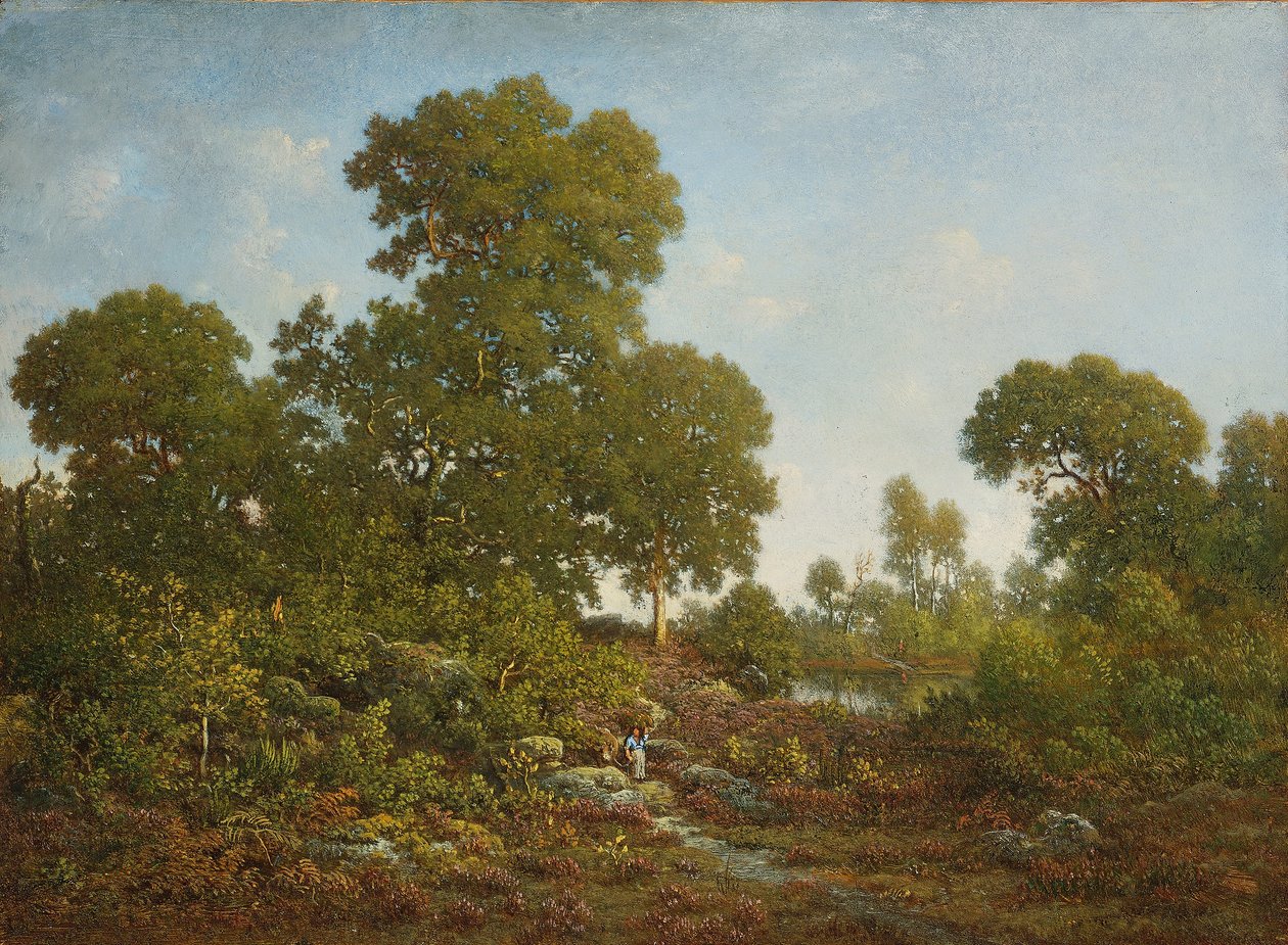 Lente, ca. 1860 door Pierre Etienne Theodore Rousseau