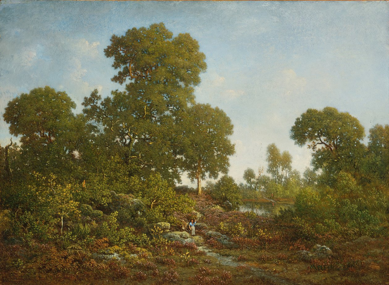 Lente, ca. 1860 door Theodore Rousseau