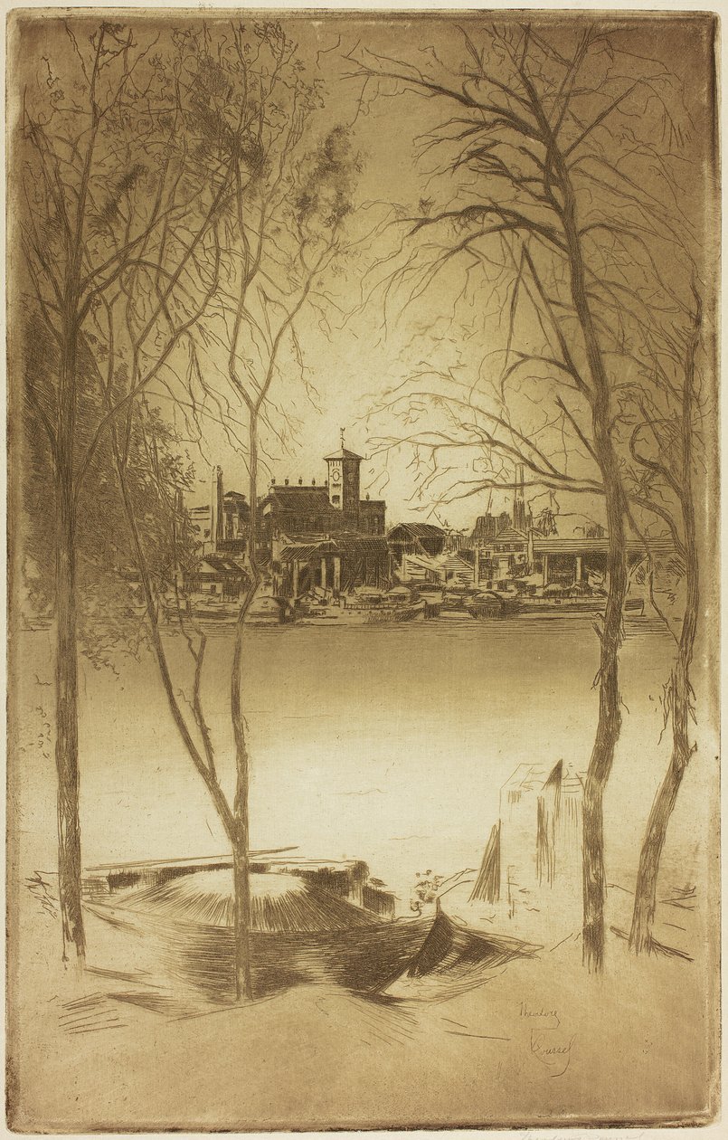 Goudenregen en Battersea door Theodore Roussel