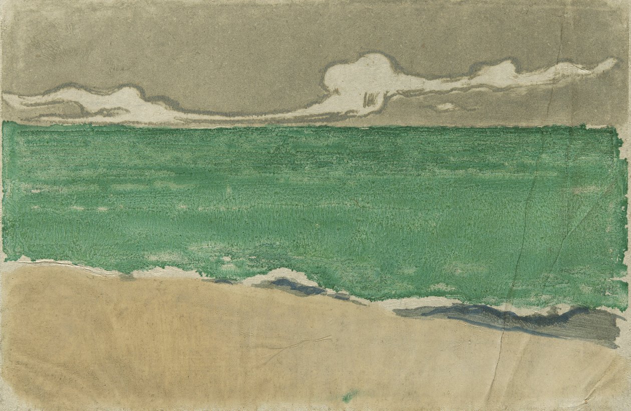 De zee bij Bognor door Theodore Roussel