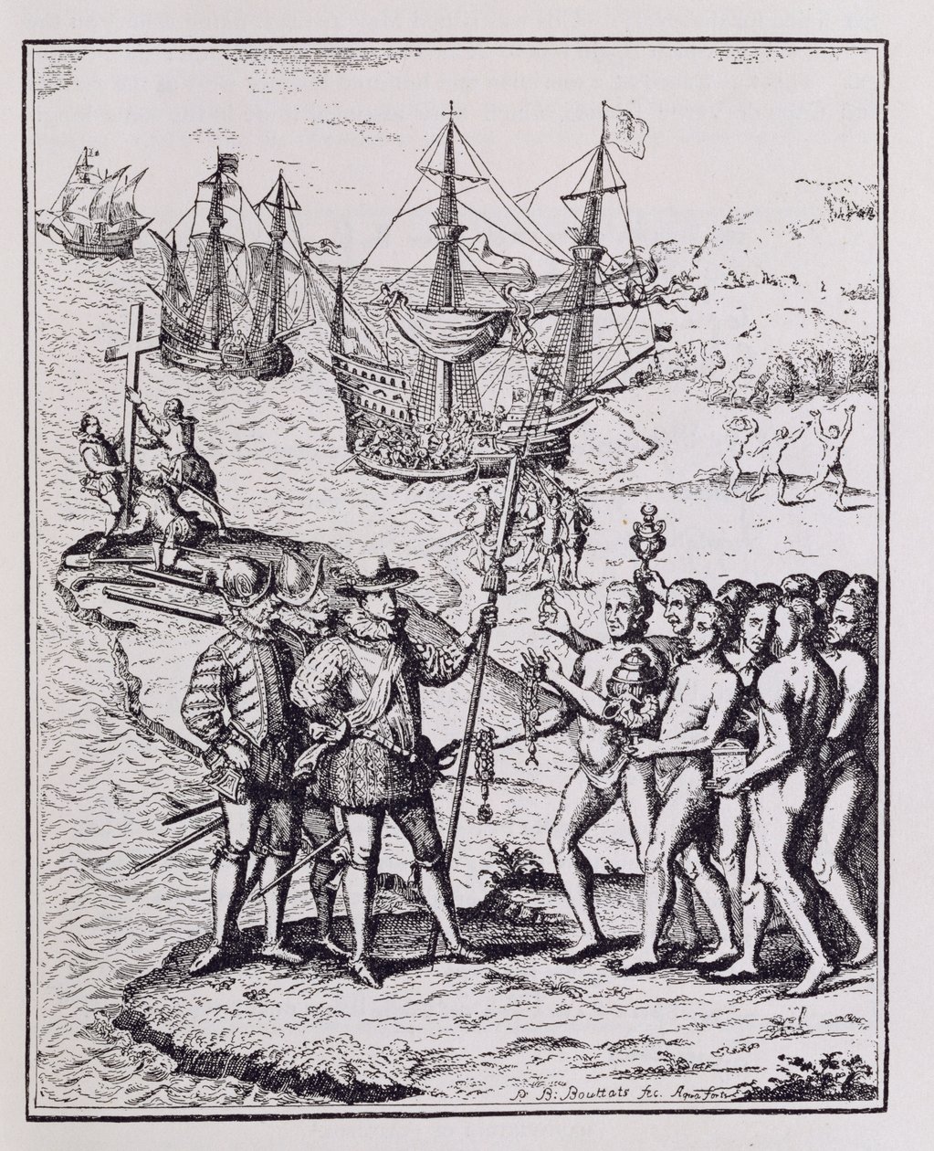 Columbus op Hispaniola, uit 