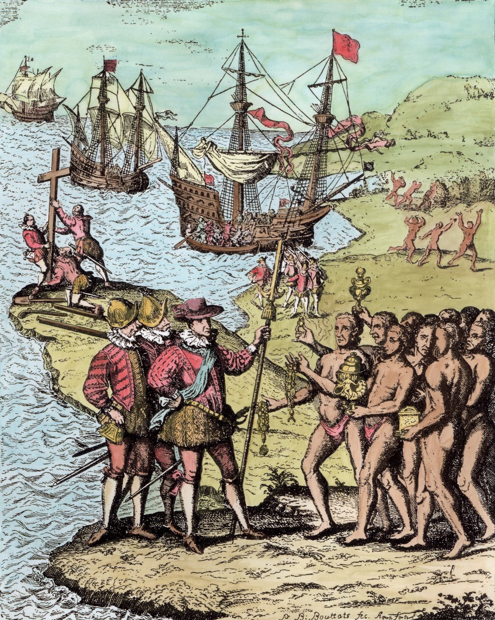 Columbus op Hispaniola, uit 