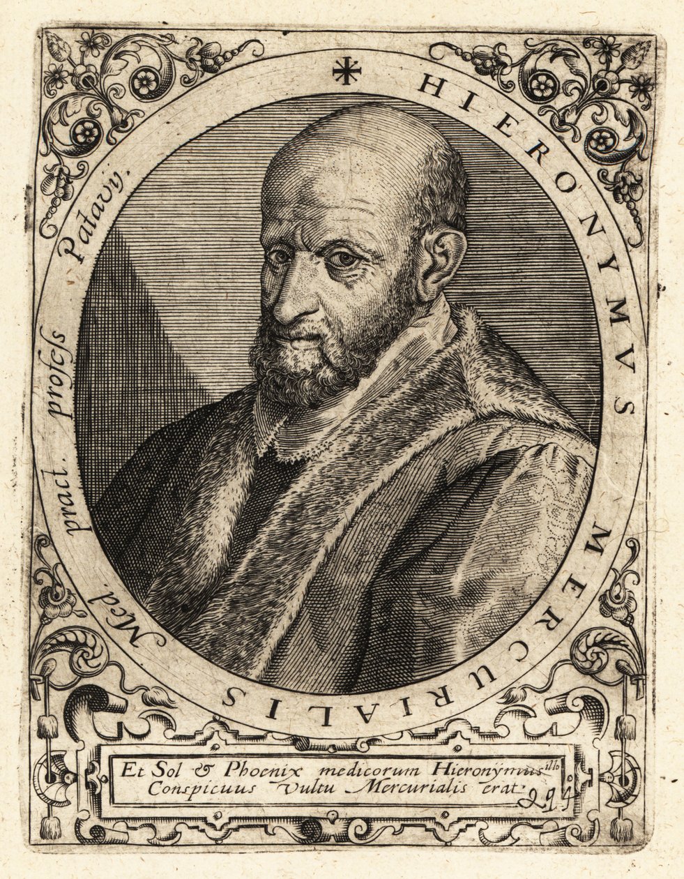 Girolamo Mercuriale, Italiaanse filoloog door Theodore de Bry