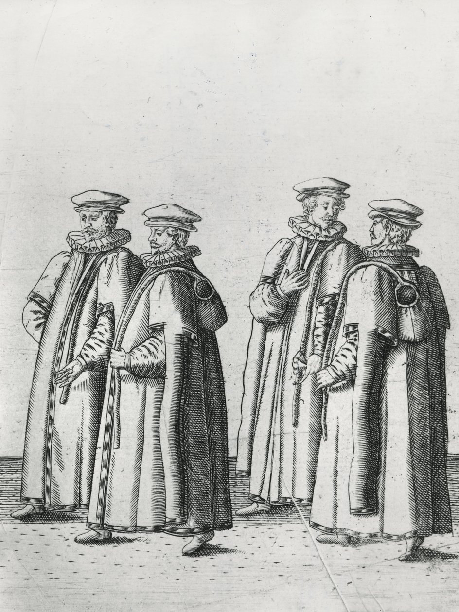 Kruideniers in de rouwstoet van Sir Philip Sidney op weg naar St. Paul