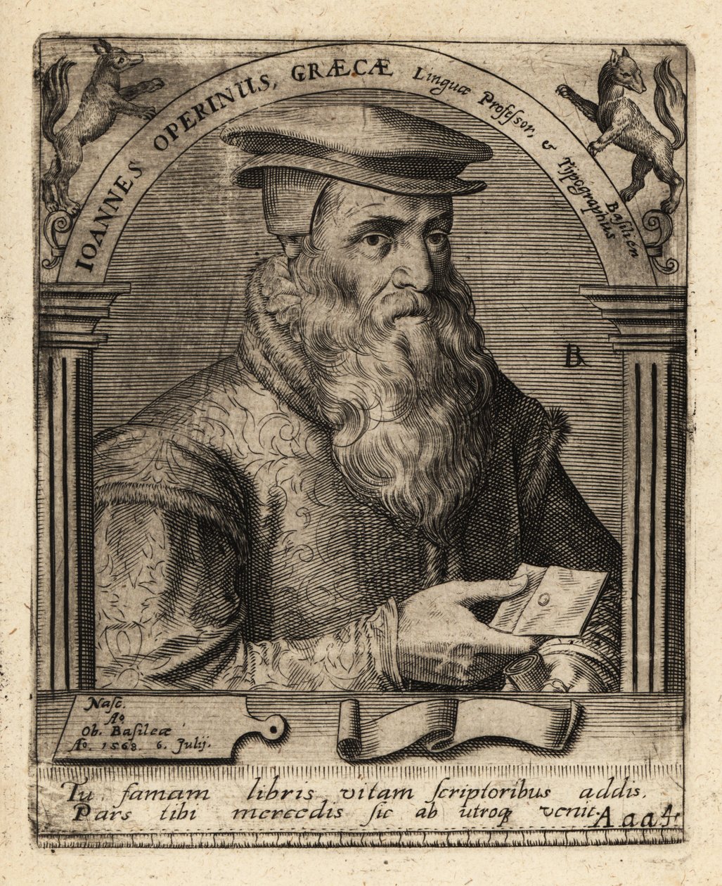 Hans Herbst door Theodore de Bry