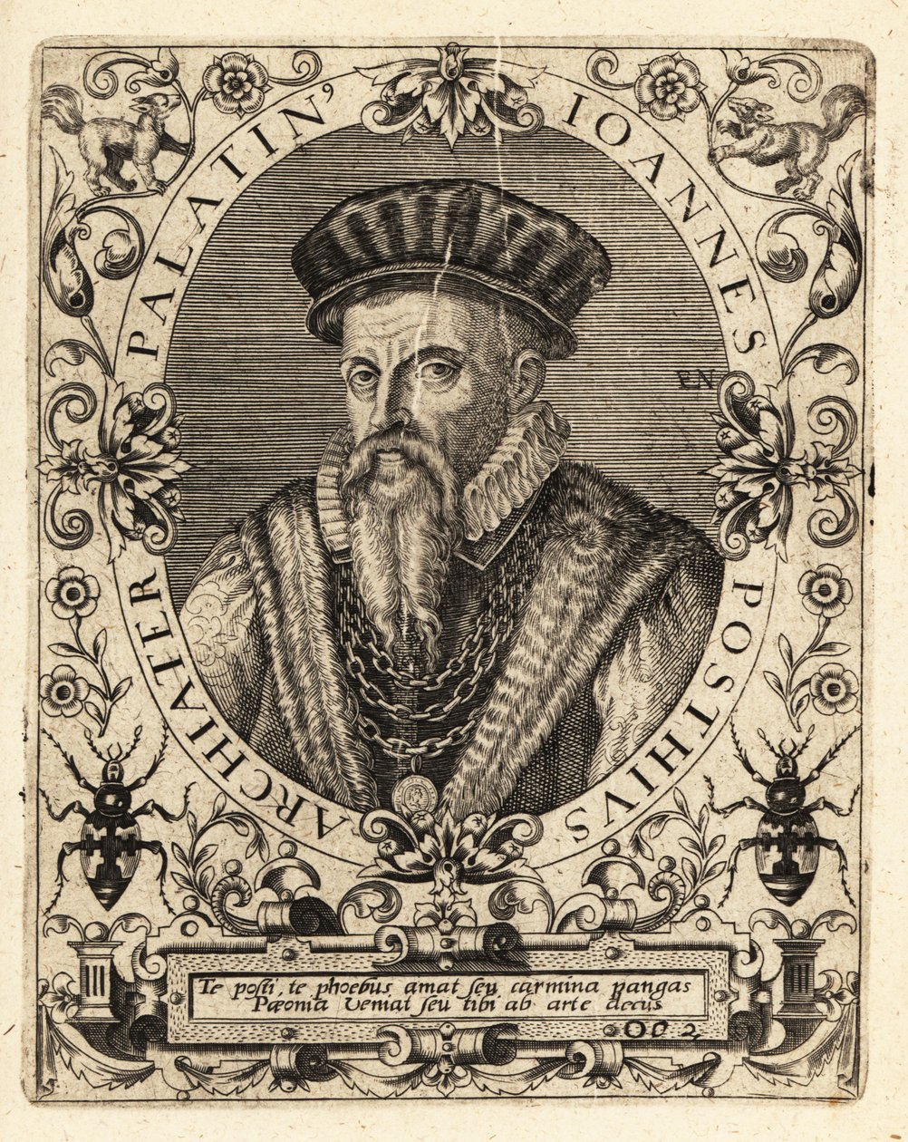 Johannes Posth door Theodore de Bry