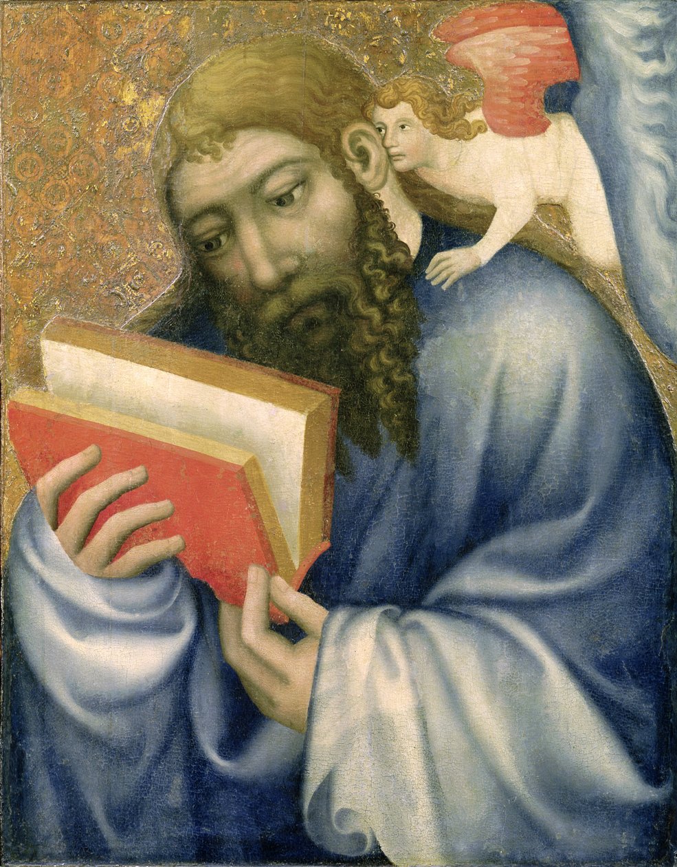 Sint Mattheüs, uit de kapel van Kasteel Karlstejn, ca. 1365 door Theodoricus of Prague