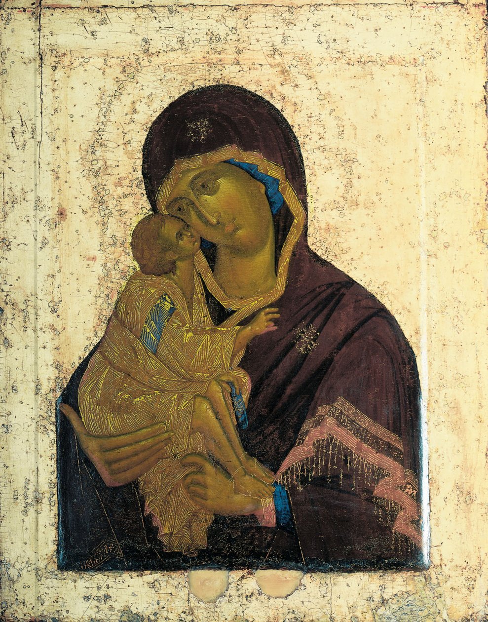 Onze-Lieve-Vrouw van de Don door Theophanes the Greek