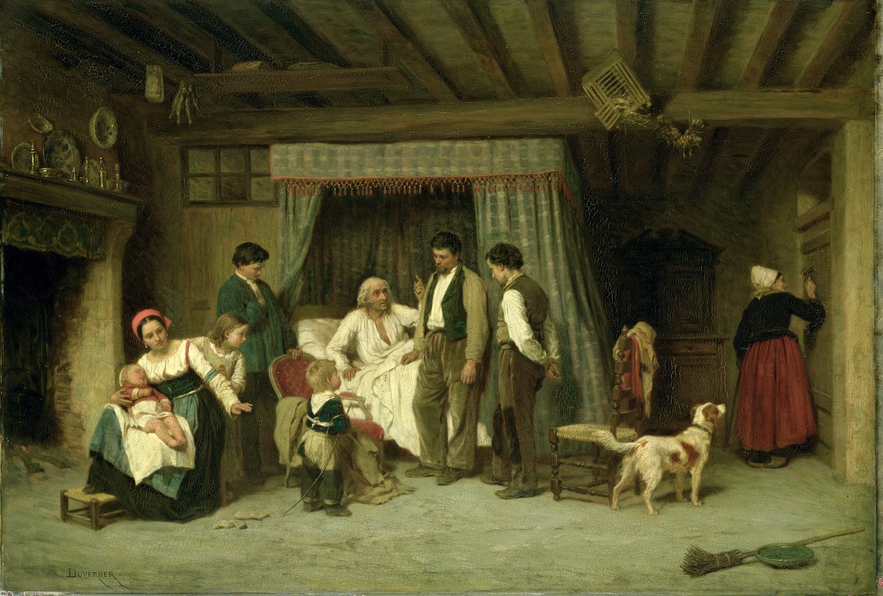 De Laatste Waarschuwing, 1886 door Theophile Emmanuel Duverger