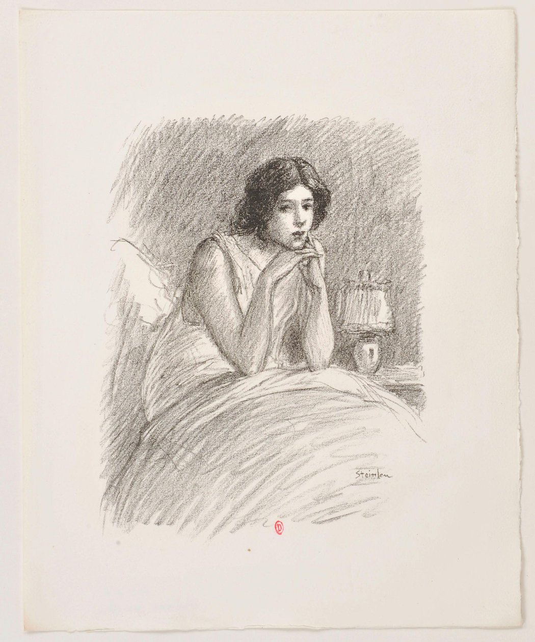 [Aubade voor haar (Werkplaatsliederen)] door Théophile Alexandre Steinlen
