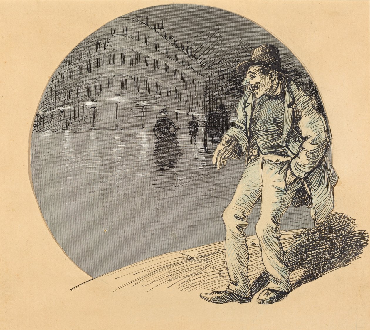 In Love (Verliefd) door Théophile Alexandre Steinlen
