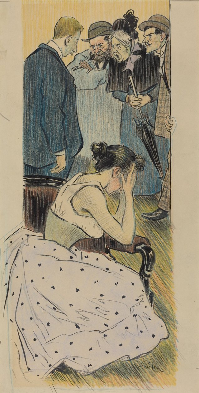 Zijn familie (lied) door Théophile Alexandre Steinlen