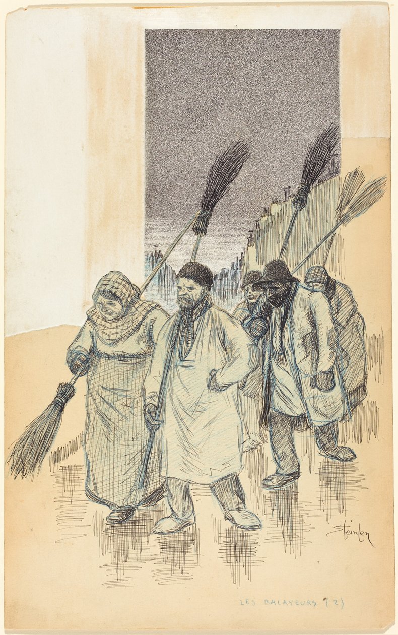 Veegmachines door Théophile Alexandre Steinlen