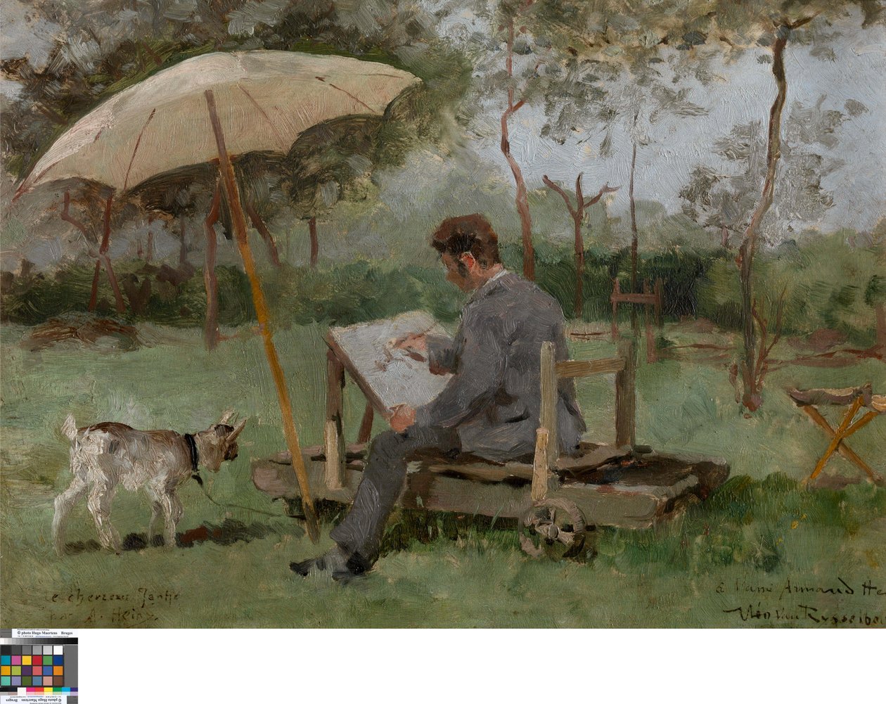 Armand Heins Buiten schilderen door Théo van Rysselberghe