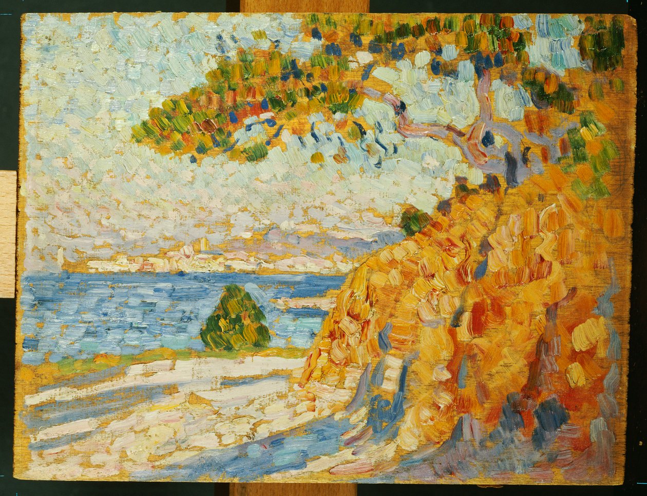 Platteland op de Middag, 1895 door Théo van Rysselberghe