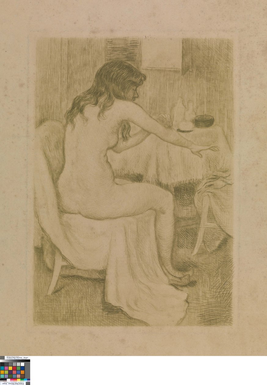 Een toilet maken door Théo van Rysselberghe