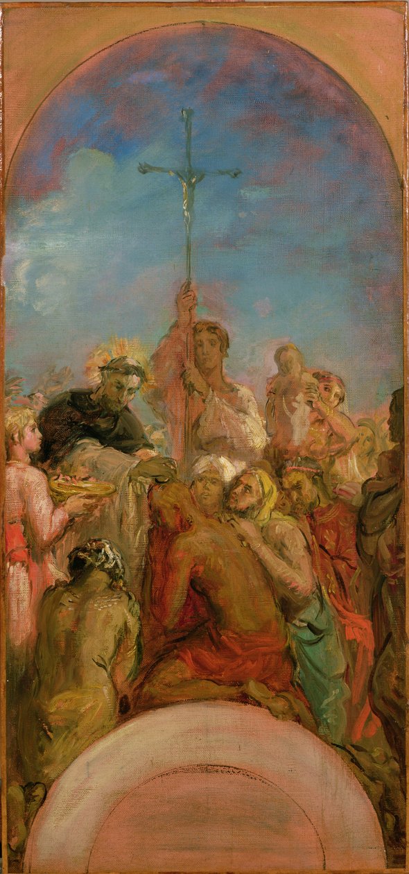 St. Franciscus Xaverius (1506-52) door Théodore Chassériau