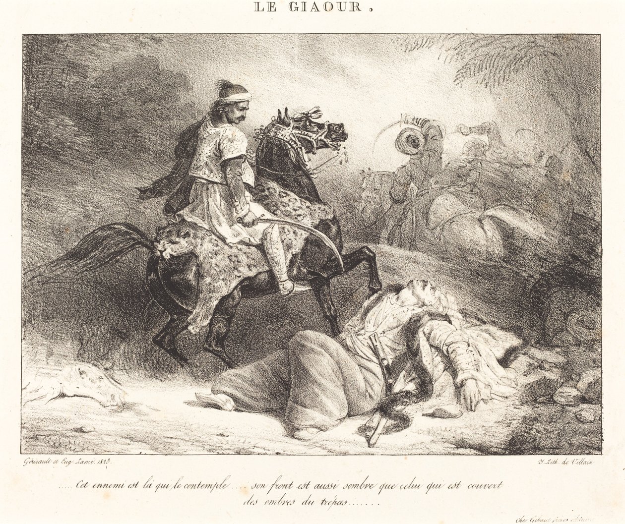 De ongelovige door Théodore Gericault and Eugène Louis Lami