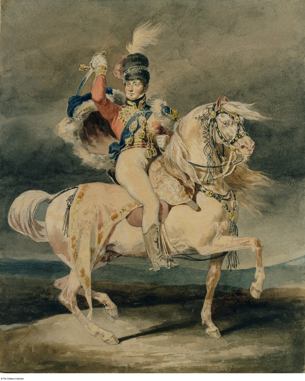 Géricault - George IV als Prins van Wales (naar Harlow), waarschijnlijk 1820 - 1821 door Theodore Gericault