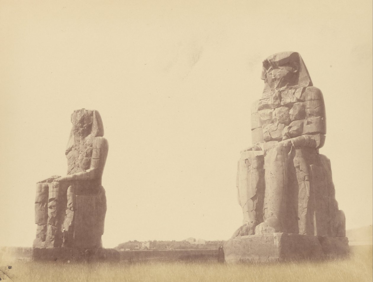 Kolossus van Memnon door Théodule Devéria