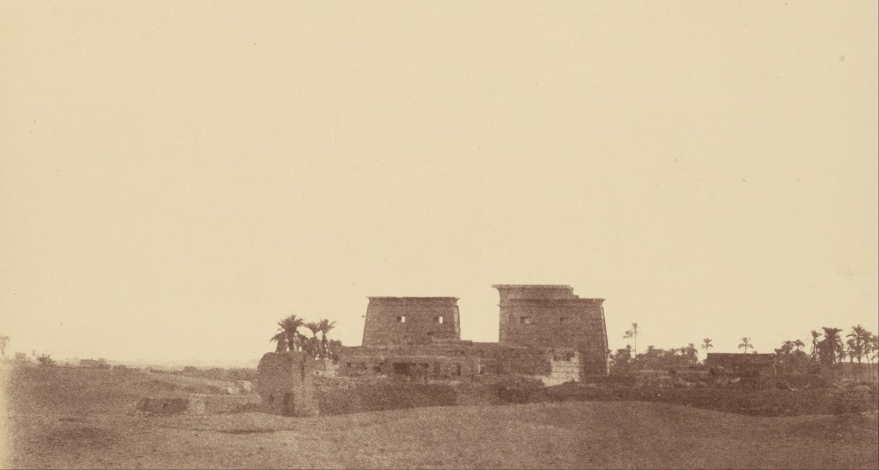 (overzicht van het paleis van Karnak) door Théodule Devéria