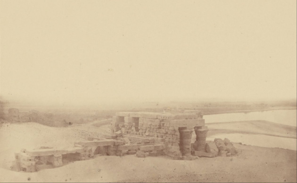 Overzicht van de Tempel van Ombos door Théodule Devéria