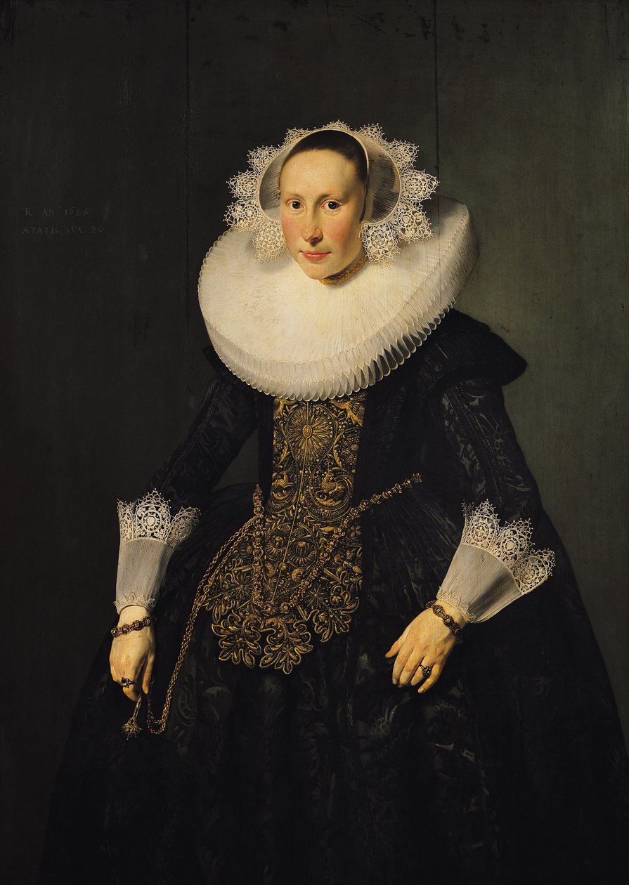 Elisabeth van der Aa, 1628 door Thomas de Keyser