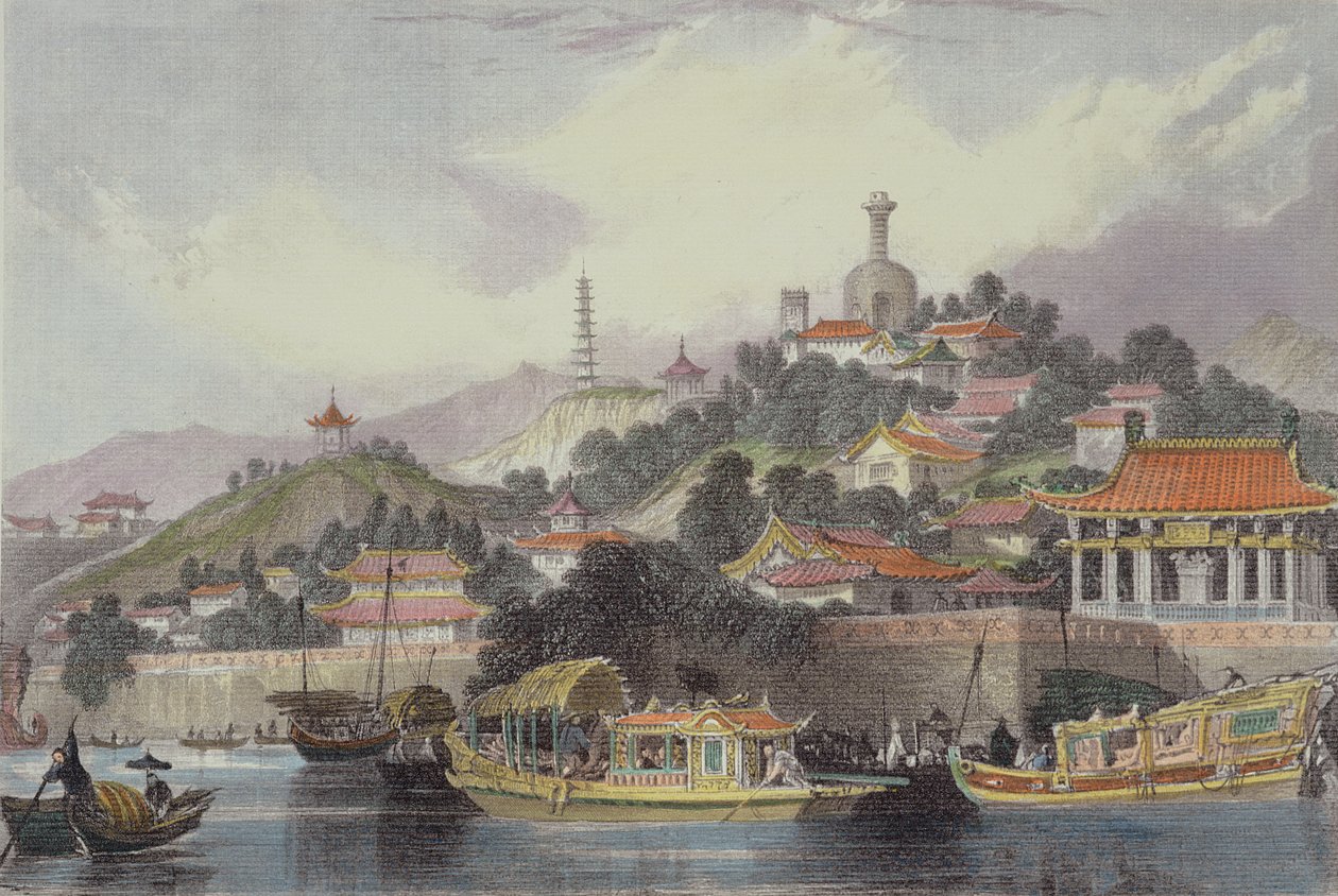Tuin van het Keizerlijk Paleis, Peking, uit 