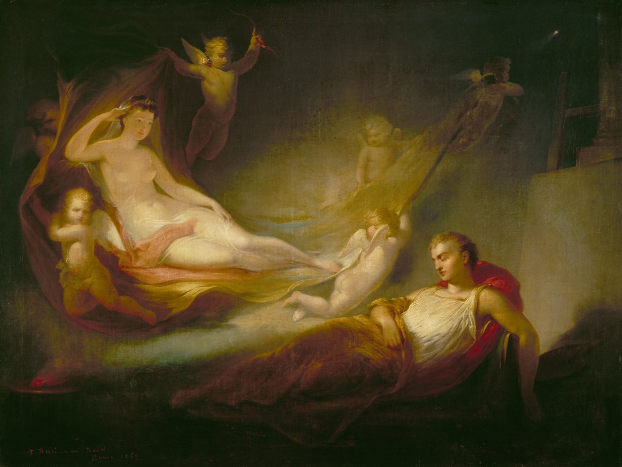 De droom van een schilder, 1869 door Thomas Buchanan Read