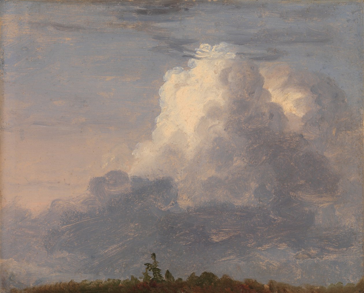 Wolken, ca. 1838 door Thomas Cole