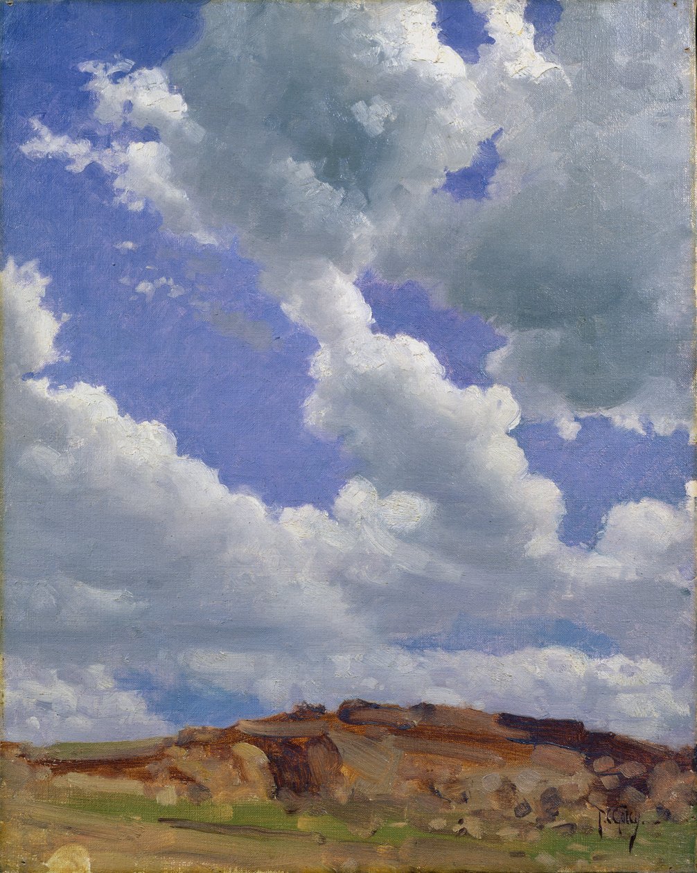 Wolken door Thomas Cooper Gotch