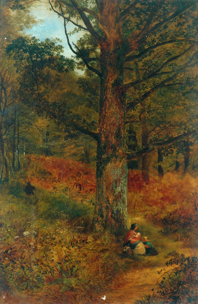 Pad door het Bos door Thomas Creswick