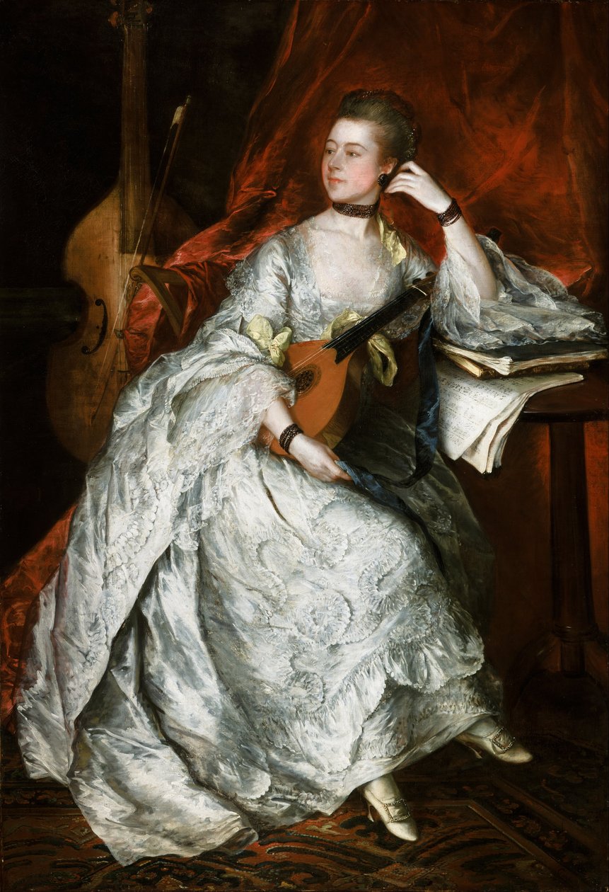 Ann Ford (later mevrouw Philip Thicknesse) door Thomas Gainsborough