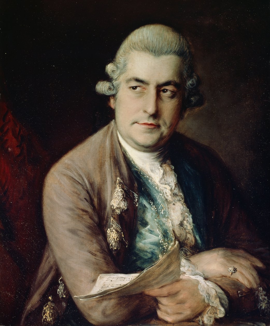 Johann Christian Bach door Thomas Gainsborough