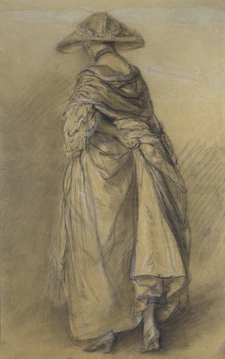 Studie van een Vrouw, gezien van Achteren door Thomas Gainsborough