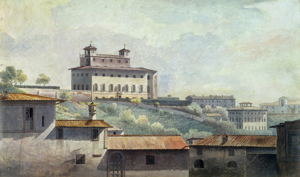 Villa Medici, Rome, ca. 1776 door Thomas Jones