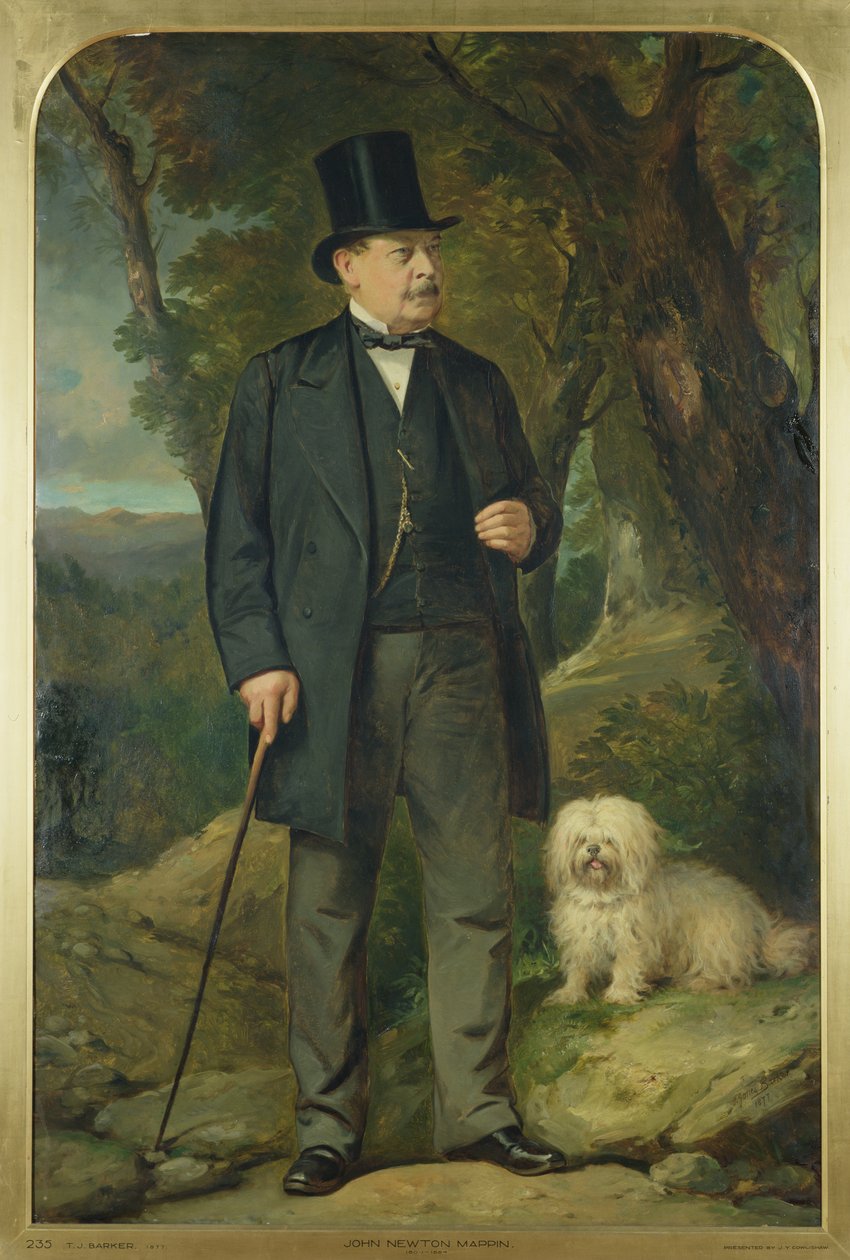 John Newton Mappin (1800-84), 1877 door Thomas Jones