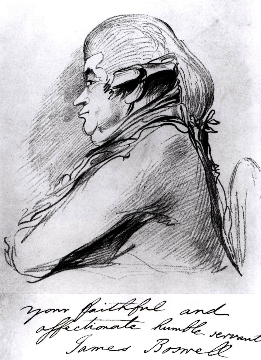 James Boswell (1740-95), ca. 1790-95 door Thomas Lawrence