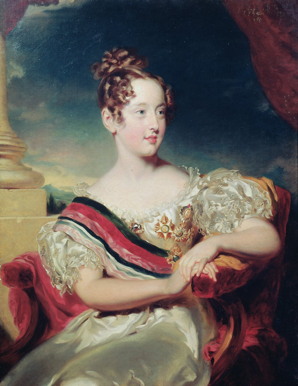 Portret van Dona Maria II door Thomas Lawrence