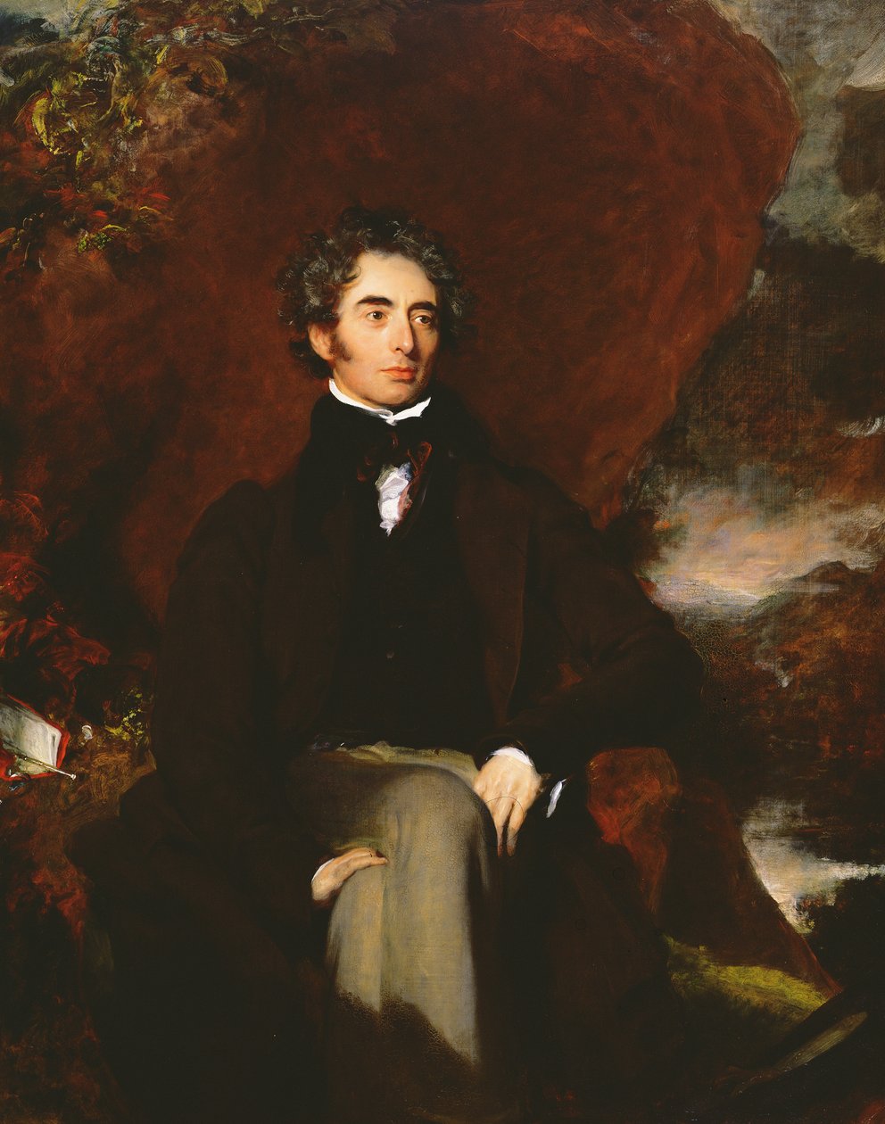 Portret van Robert Southey (1774-1843) Engels dichter en letterkundige door Thomas Lawrence