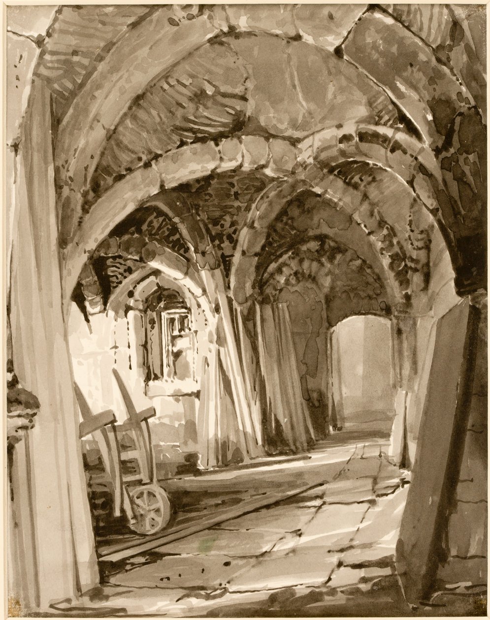 Gewelven onder de Kapel van St. Thomas A