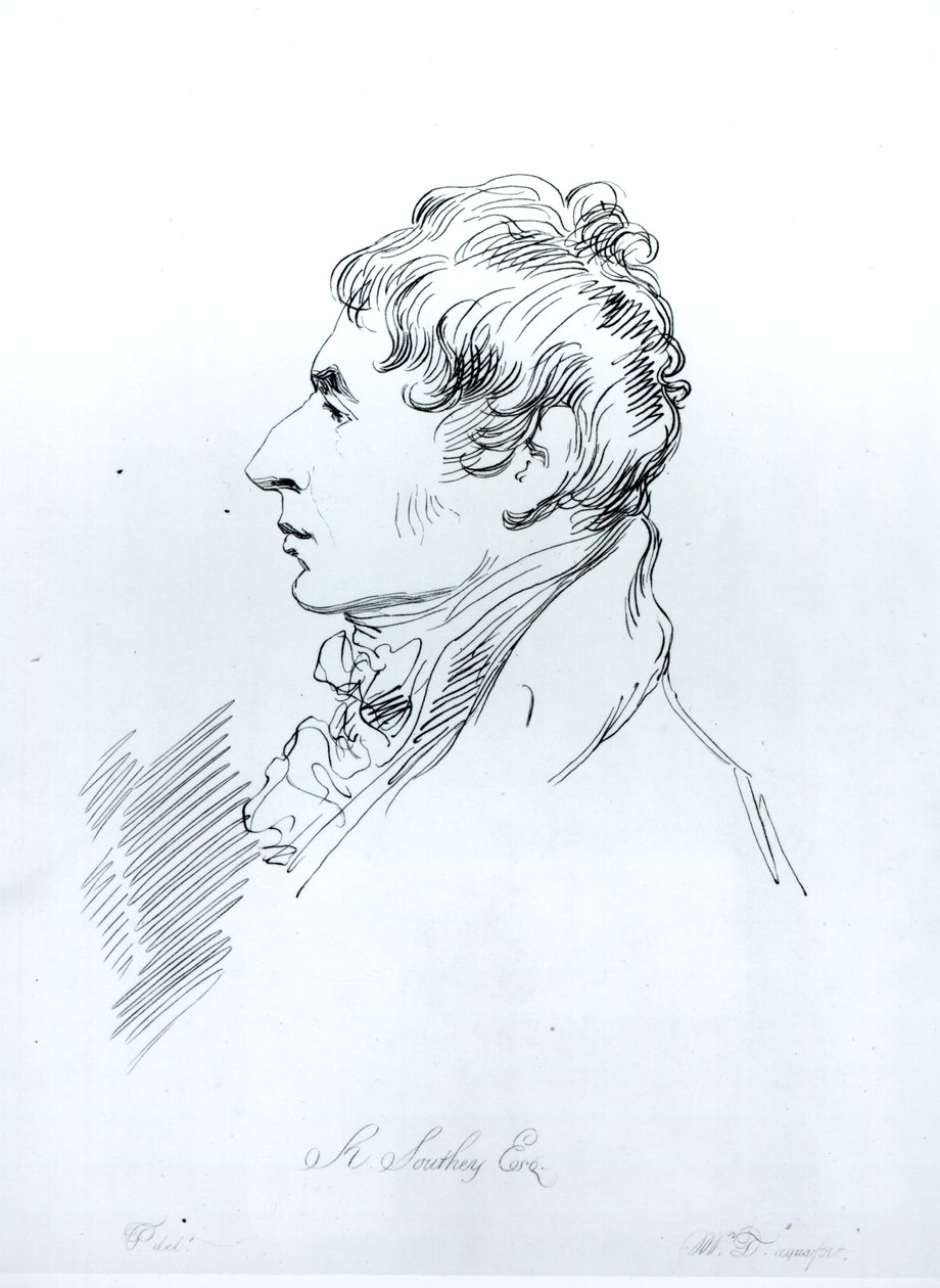 Portret van Robert Southey (1774-1843) door Thomas Phillips