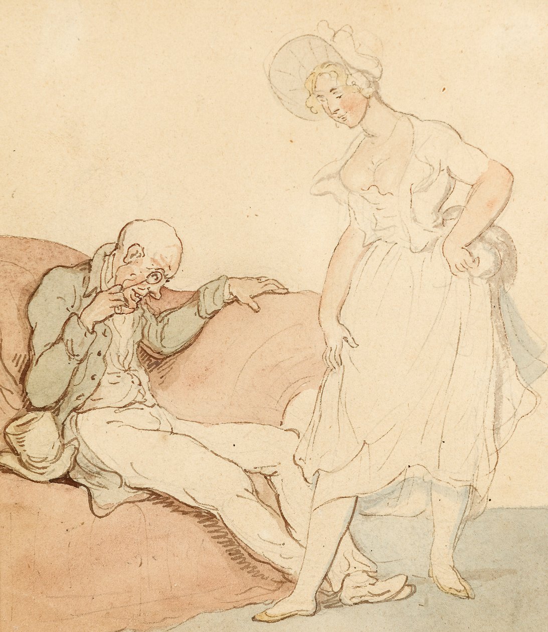 Een mooi paar door Thomas Rowlandson