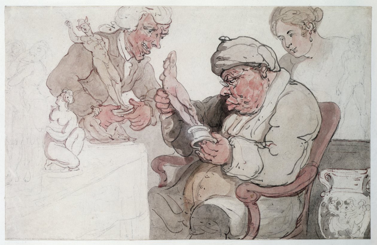 De kenner door Thomas Rowlandson