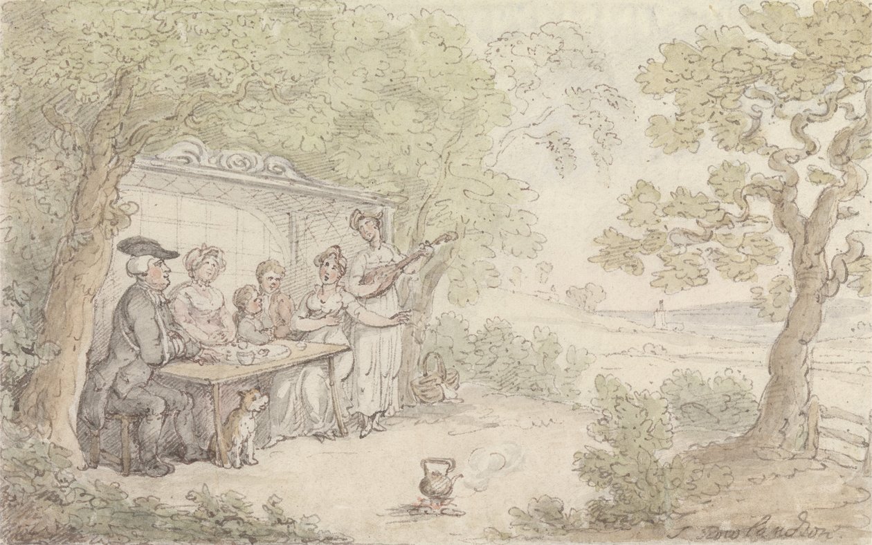 De dominee van Wakefield - De eerlijke boeteling door Thomas Rowlandson