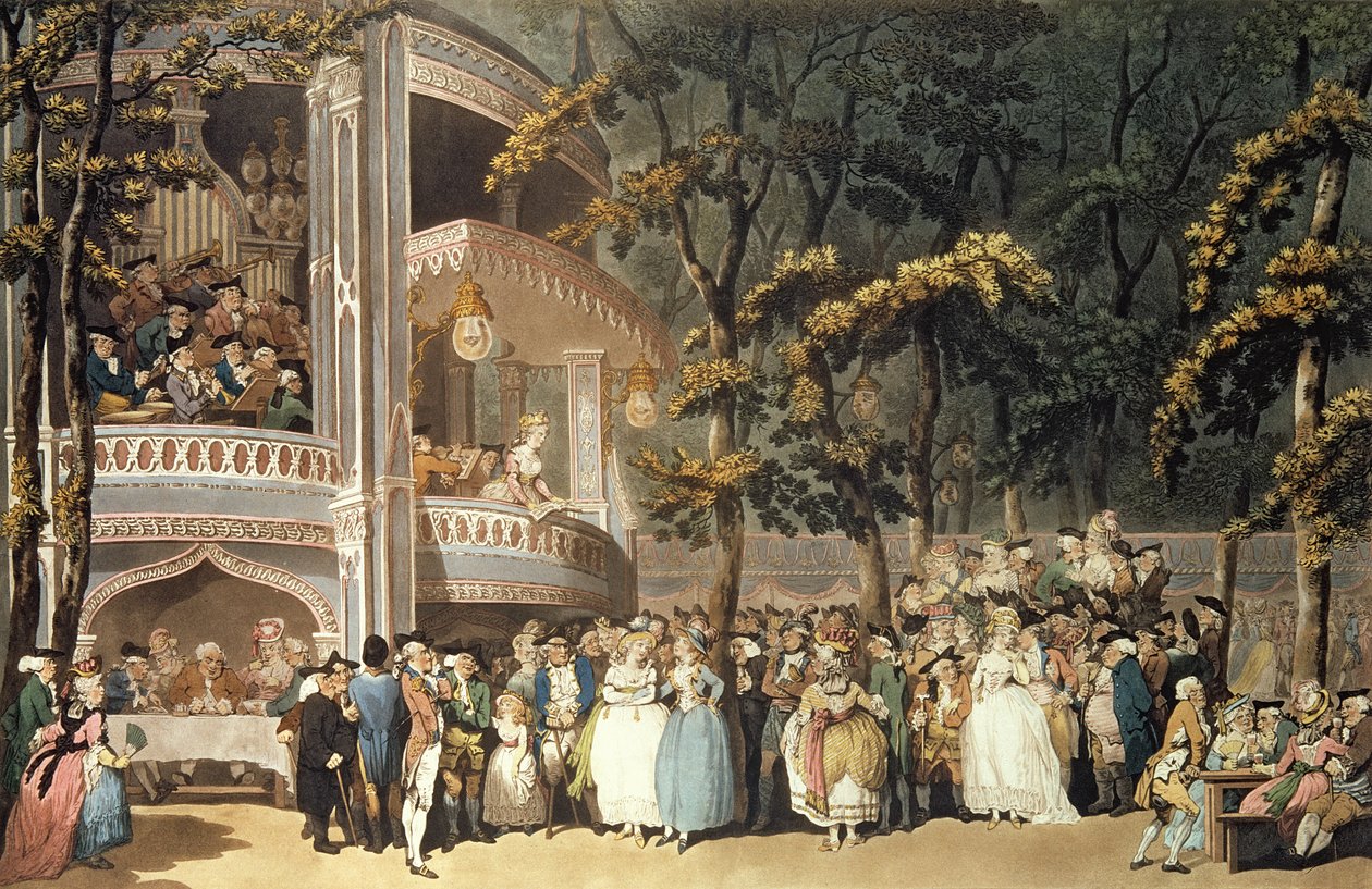 Vauxhall Gardens uit Ackermann